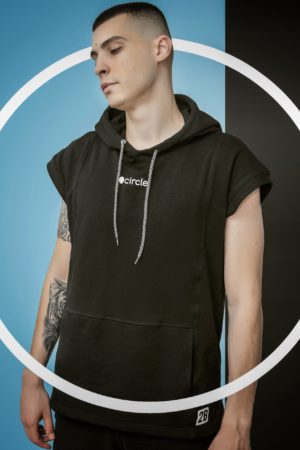 Circle 2B Sleeveless Hoodie
