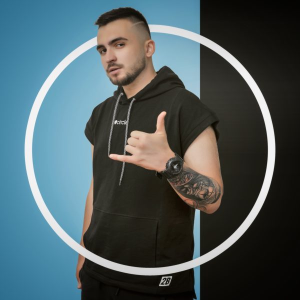 Circle 2B Sleeveless Hoodie - Image 3