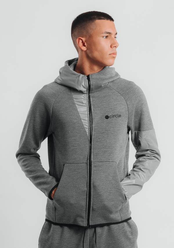 Circle Hoodie AU19M4 Top Gray
