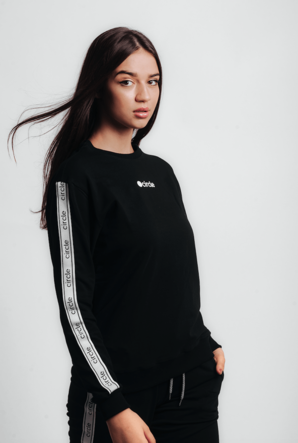 Circle Hoodie SP19F2 Top Black - Image 2