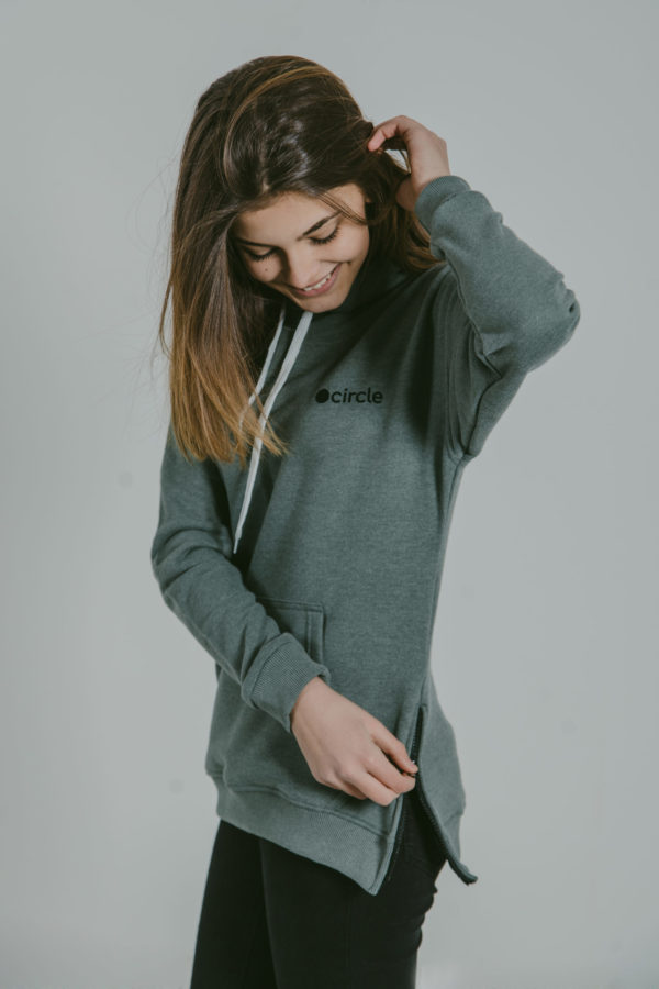 Circle® Women Hoodie F2 Side Zippers - Image 3