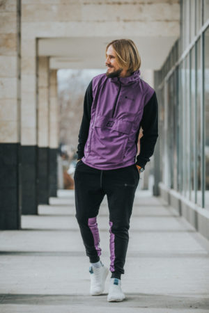 Circle® x 2B Tracksuit LXP Kangaroo Purple/Black