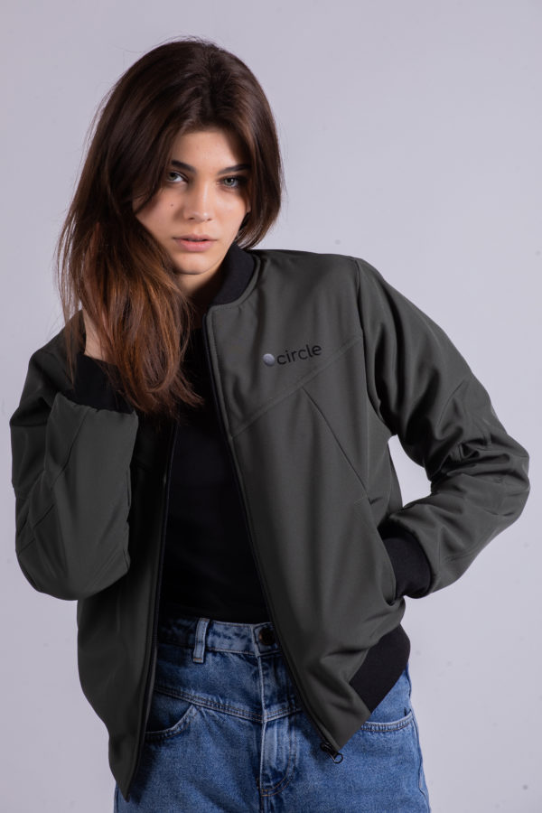 Circle Women Bomber Jacket - Image 2