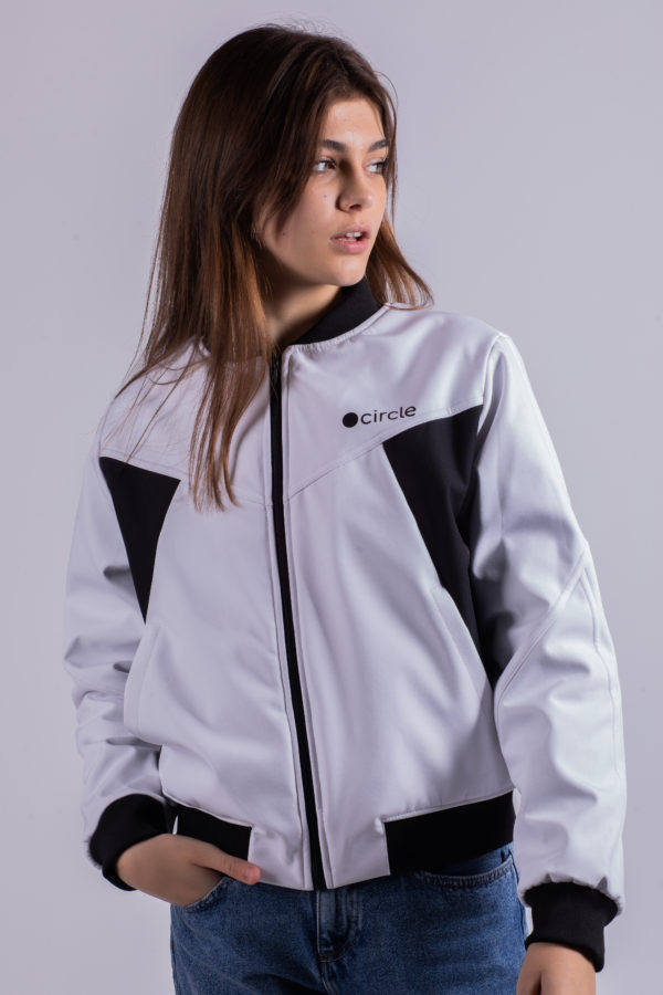 Circle Women Bomber Jacket - Image 8
