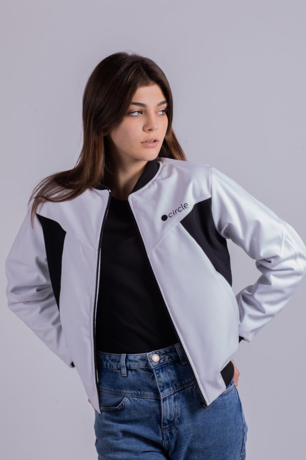 Circle Women Bomber Jacket - Image 9
