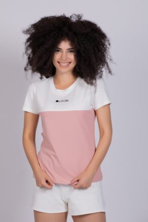 Circle Women T-Shirt White Top