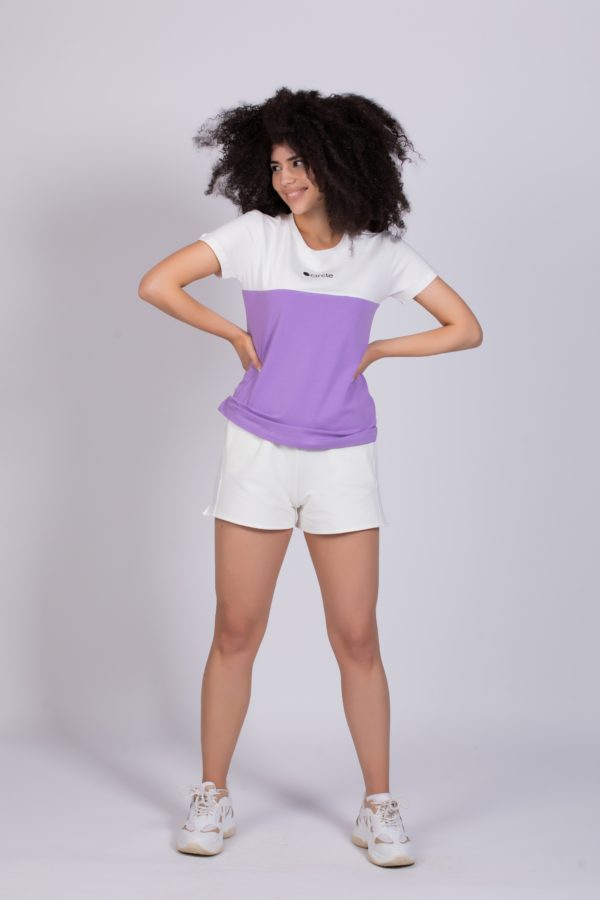 Circle Women T-Shirt White Top - Image 4