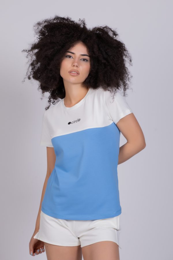 Circle Women T-Shirt White Top - Image 2