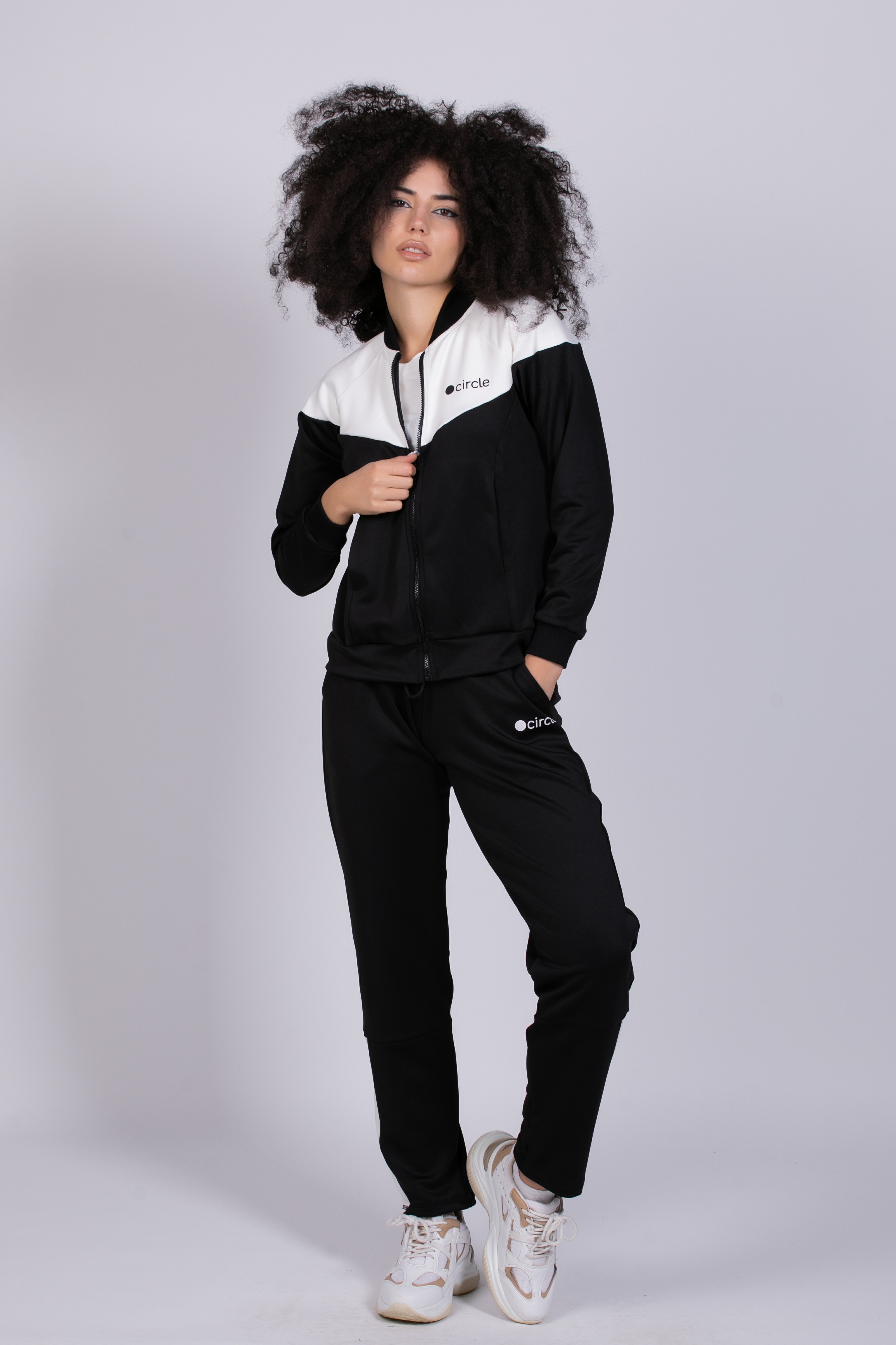 Circle Women Polyester Tracksuit