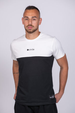 Circle Men T-Shirt White Top