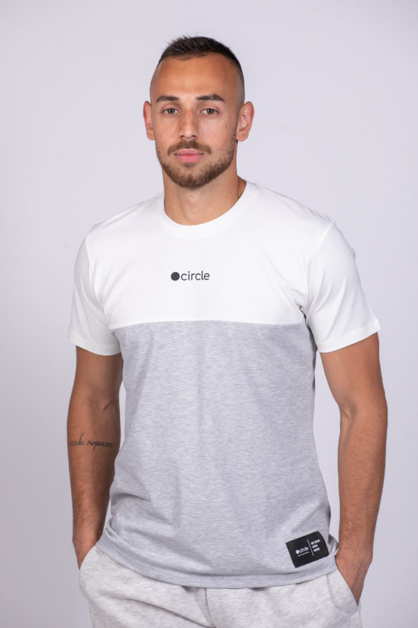Circle Men T-Shirt White Top - Image 5