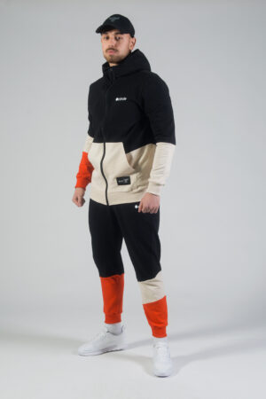 Circle Men Light Fleece Zip Up Tracksuit