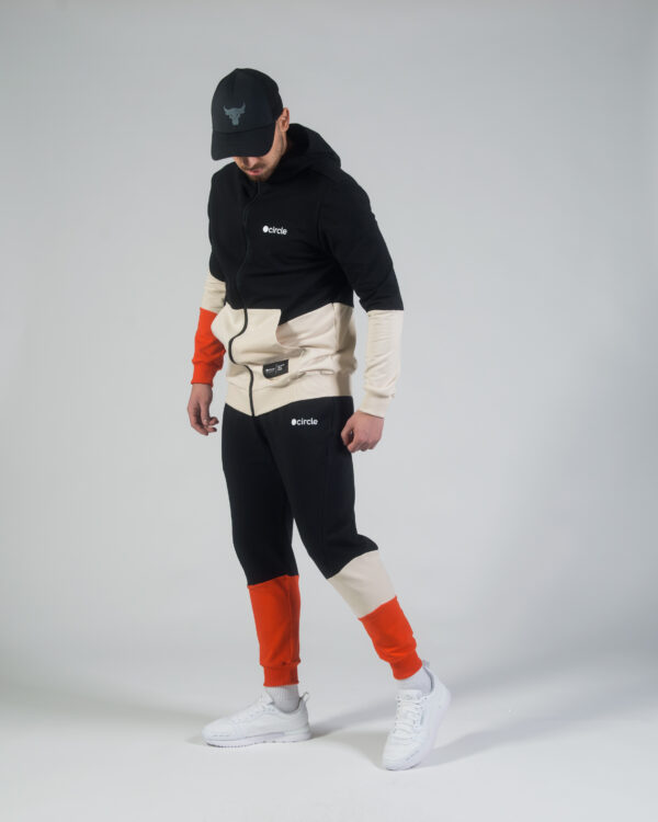 Circle Men Light Fleece Zip Up Tracksuit - Image 2