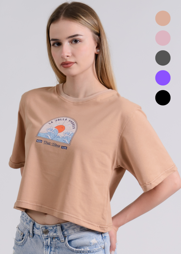 Circle Sportswear Essential Women's Oversized Cropped T-Shirt