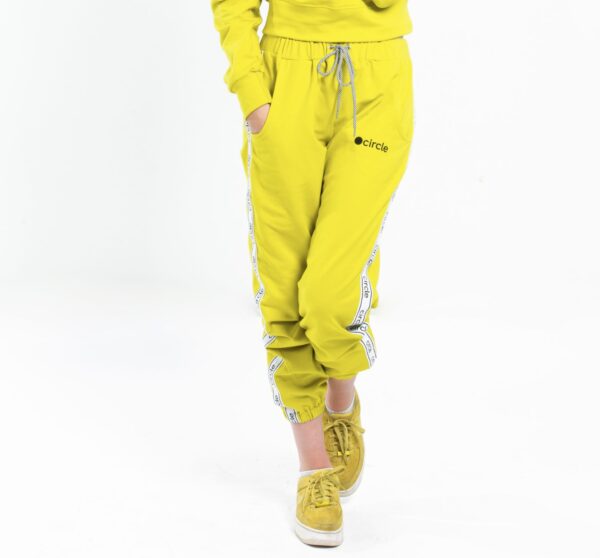 Circle Stripes Women Pants Light Fleece - Image 2